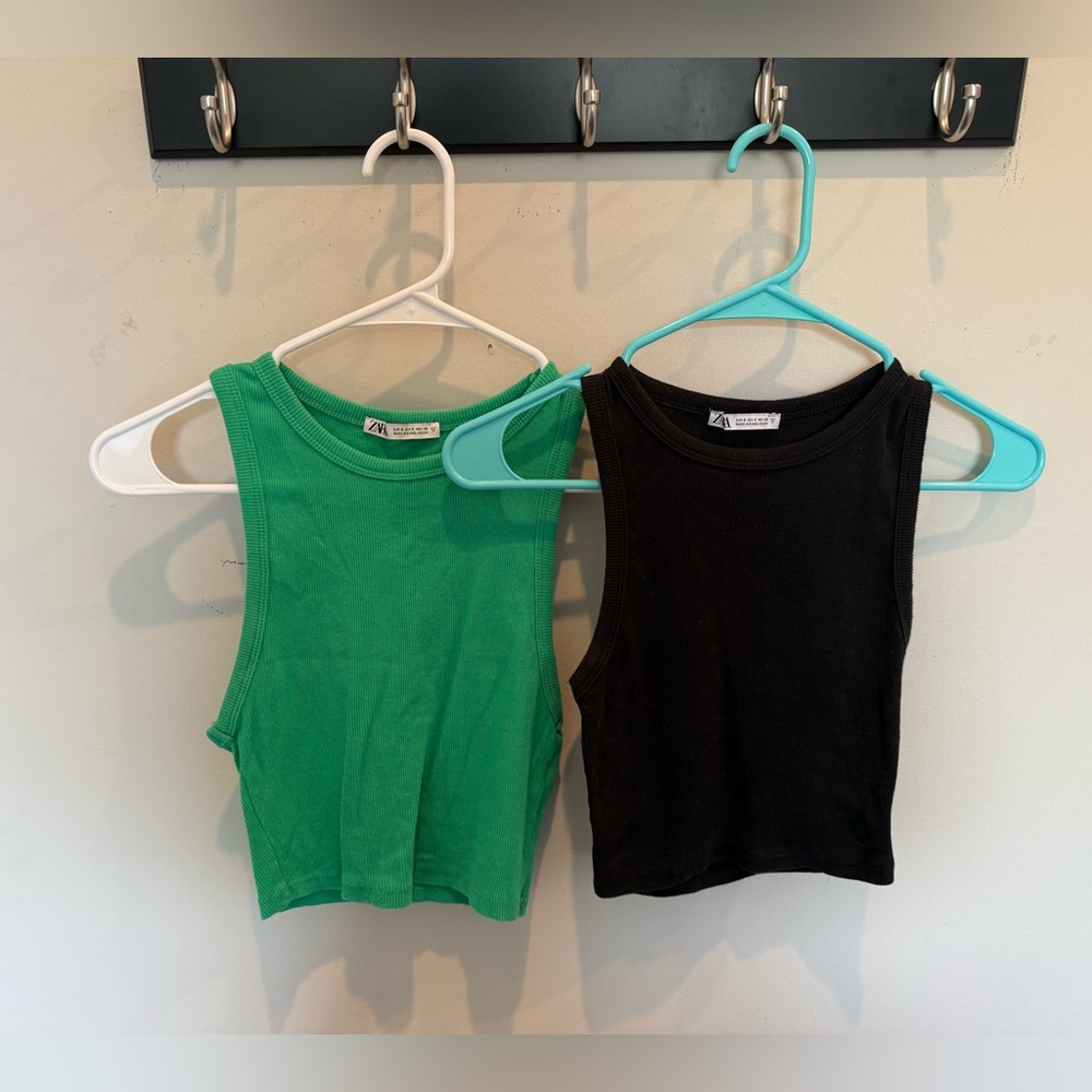 Set of 2 - Zara High Neck Tank Tops